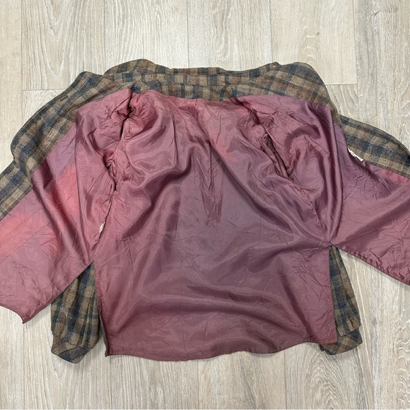 Vintage Wool blend plaid shacket - Picture 4 of 8